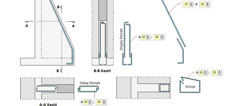 istCAD Nervür Donatı Formu -2