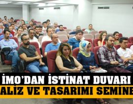 Basında, İMO Denizli Seminerimizden Yansımalar