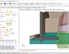 istCAD v.7.0 Konsol İstinat Duvarı