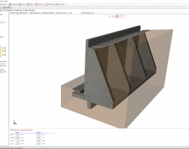 istCAD v.7.0 Nervür İstinat Duvarı